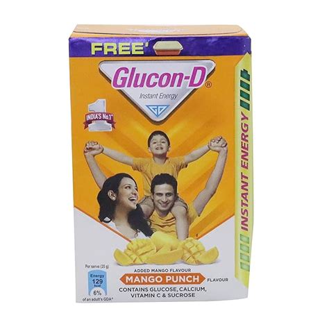 Glucon-D Instant Energy Drink Mango Punch - 450g : Amazon.in: Grocery ...