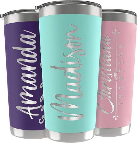 Amazon.com | Personalized Gifts For Women - 20 Oz. Custom Tumblers w ...