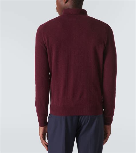 Cashmere polo shirt in red - Rubinacci | Mytheresa