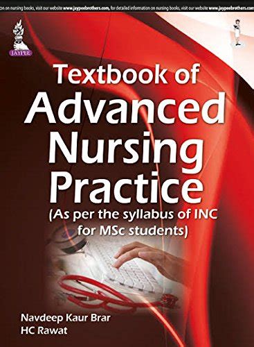 Textbook of Advanced Nursing Practice : Brar Navdeep Kaur: Amazon.in: Books