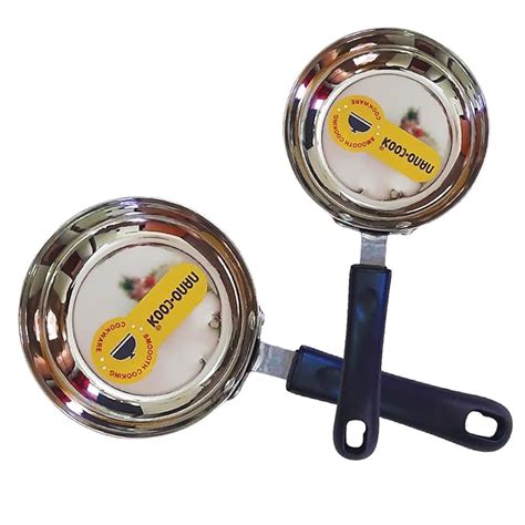 Buy Starlinks Heavy Stainless Steel (Small) Tadka pan Fry Pan Saute Pan ...