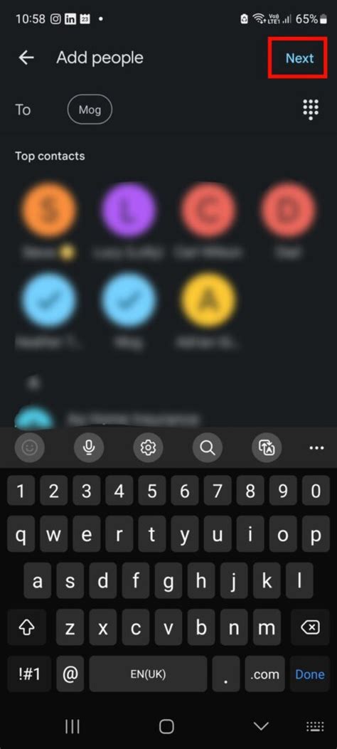 Android Send Grouo Message 的图像结果