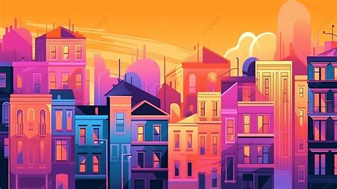 Cartoon Building Background Drawing 的图像结果