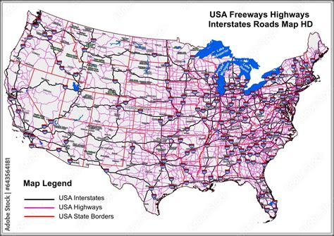 Image result for Map Key Highways