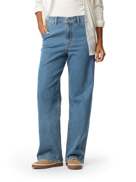 Levi Strauss Signature Women's and Women's Plus Heritage Loose Straight ...