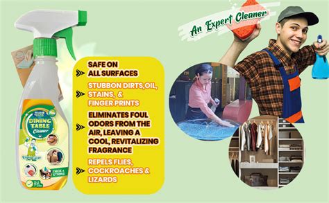 Dining Table Surface Cleaner: Eliminate Foul Odors and Refresh Your ...
