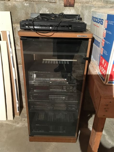 Pre-owned Kenwood Stereo 6 Component Rack System with Stand Vintage 1980s Stereo | eBay