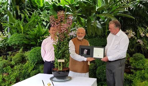 Orchid named after PM Modi in Singapore- The Week