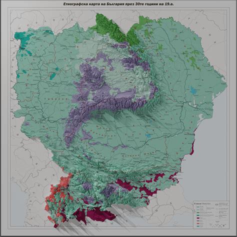 BIIIIG BULGARIA! Ethnic Map With 3D Shaded Relief, Set In the 1930s (Alternate History) : r ...