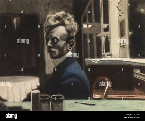 'Zelfportret' (Self-Portrait) by Leon Spilliaert is a poignant example ...