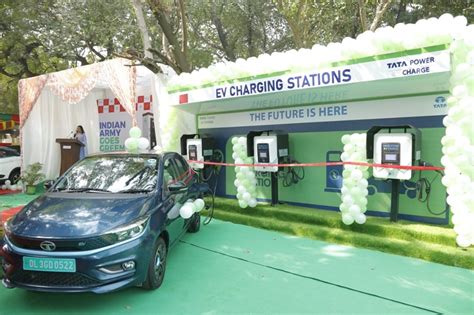 Tata Power collaborates with The Indian Army to set up EV charging ...