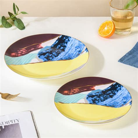 Colourful Ceramic Dinner Plate 10 Inch Online - Premium Dinner Plate ...