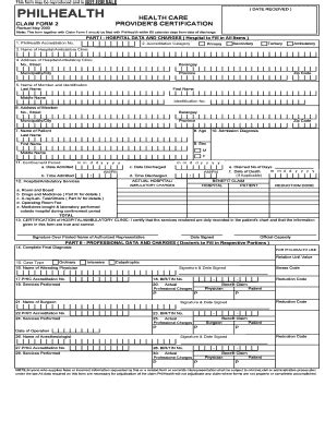 Cff Form Philhealth - Fill and Sign Printable Template Online