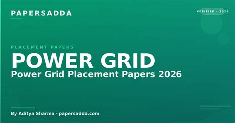 Power Grid Placement Papers 2026 | PA