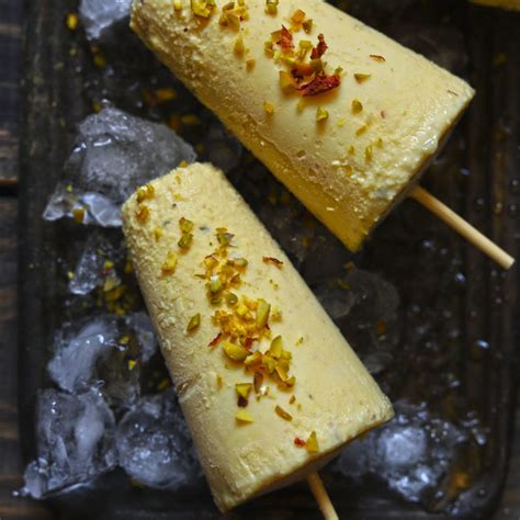 Kesar Pista Kulfi Recipe - Fun FOOD Frolic