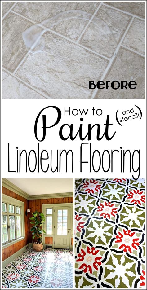 How to paint vinyl or linoleum sheet flooring – Artofit