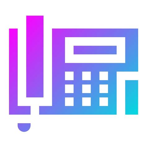 Landline vector icon design illustration | Premium Vector