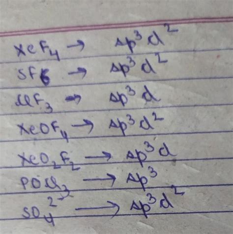 write down the geometrical shape of the following compounds from VSEPR ...
