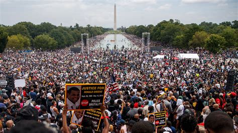 Thousands Flood National Mall to Protest Racial Injustice
