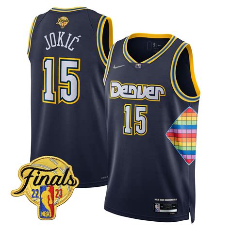 Nikola Jokic Men’s Denver Nuggets 2023 Finals Patch Collection V2 City ...