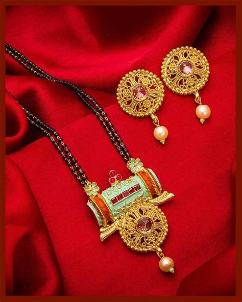 हैवी मंगलसूत्र: खास फंक्शन में पहनें ये शाही मंगलसूत्र - DusBus