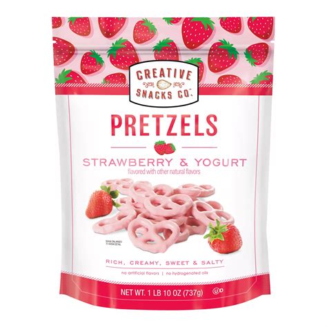 Creative Snacks Strawberry Yogurt Pretzels – 1 lb | BJ's Wholesale Club