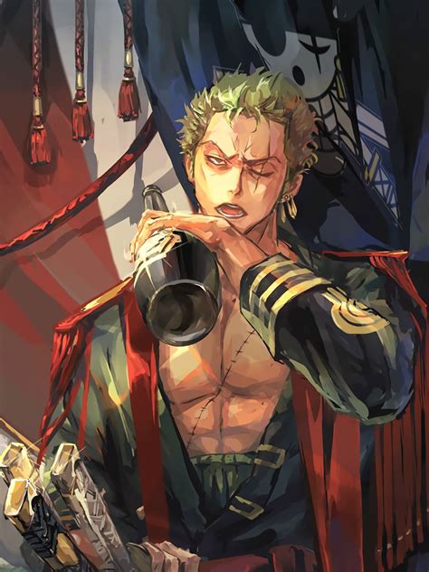 Pin By Emily Miller On Anime Fan Art Roronoa Zoro Zoro One Piece Fanart ...