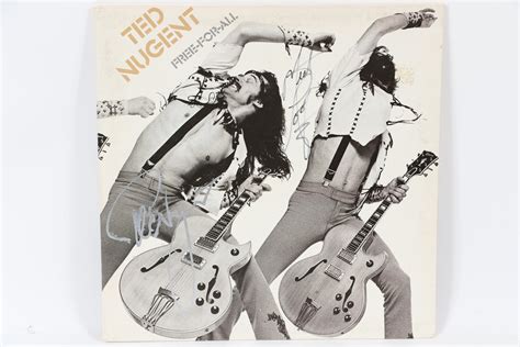 Lot - Ted Nugent Free For All Autographed Album