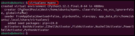 Create Python Virtual Environment Ubuntu 的图像结果