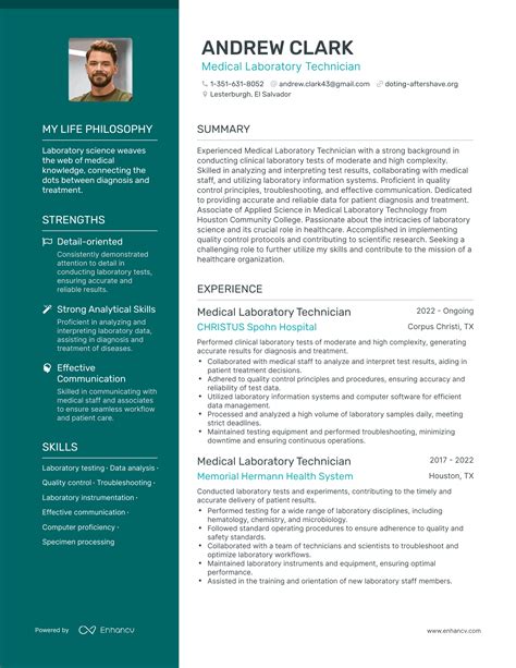 3 Successful Medical Laboratory Technician Resume Examples And Writing ...