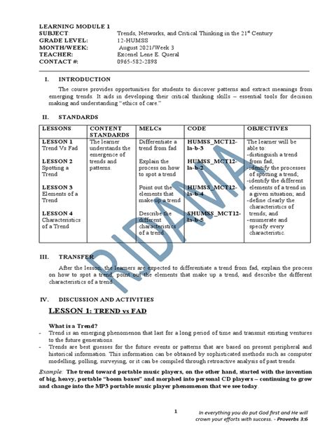 Image result for Trends Module 2