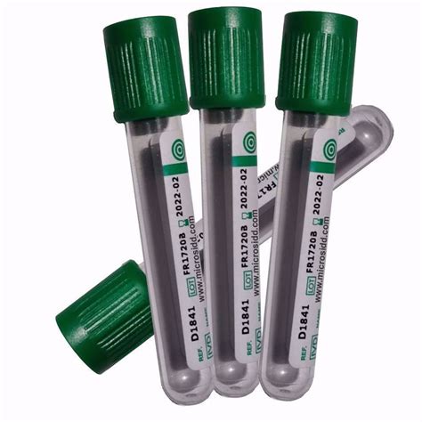 buy Sodium heparin vacuum blood collection tubes online – Microsidd India