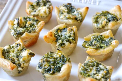 Feta and Spinach Tartlets - Fab Everyday