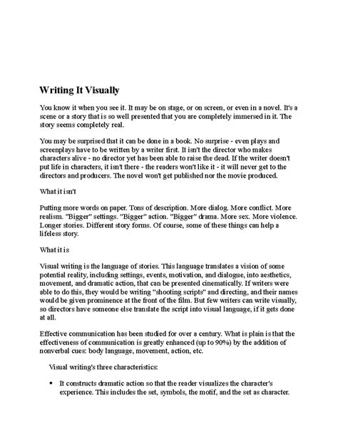 Theory - students will know the theoretical aspects - Writing It ...