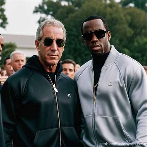jeffrey epstein and diddy oiled up hitting the griddy Prompts | Stable ...