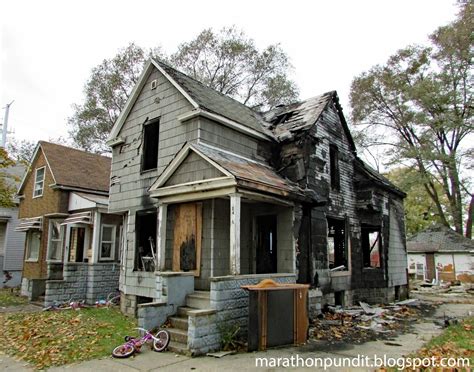 Marathon Pundit: The abandoned homes of Detroit's Delray neighborhood