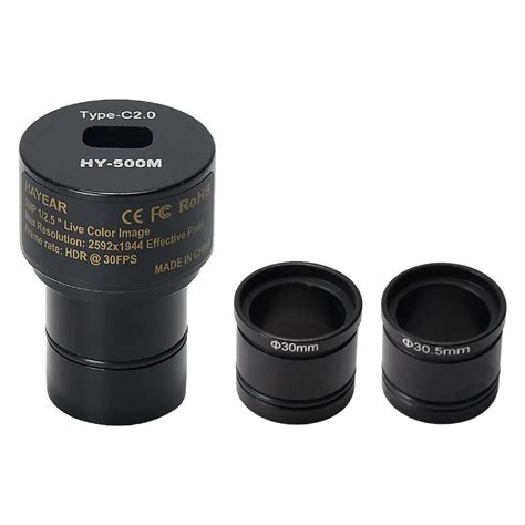 Hayear 5mp cmos usb 2.0 microscope ocular adapter electronic eyepiece ...