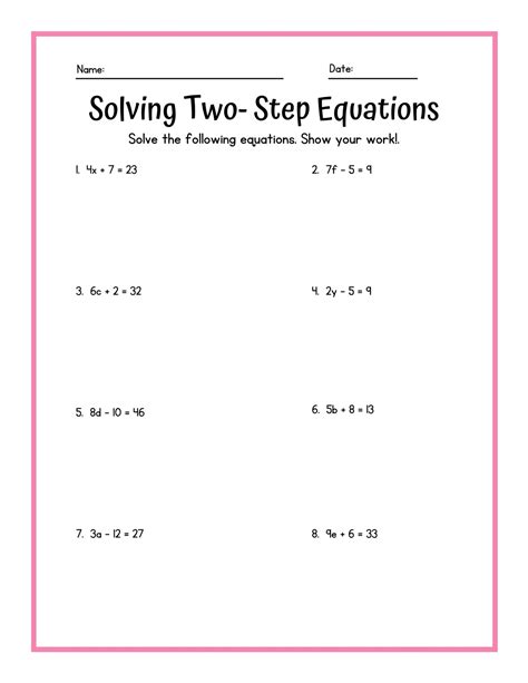Image result for Solving a Two Step Equation with Integers