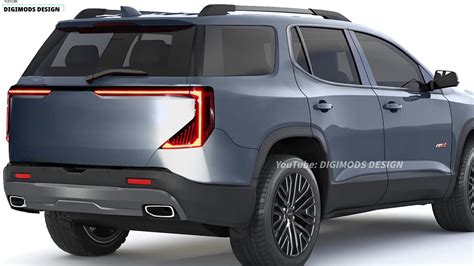Imagined 2025 GMC Acadia Adopts the Sierra EV's Styling but Keeps ICE Credentials - autoevolution
