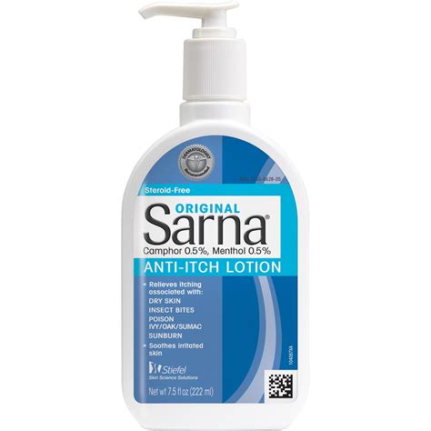 Sarna Original Steroid-Free Anti-Itch Lotion, 7.5 oz – Walmart ...