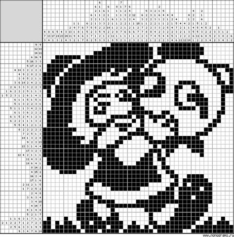 Black & white Japanese crossword «Brownie with samovar»