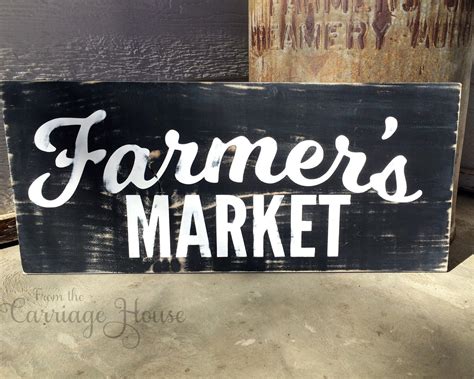 Farmhouse signs under $50 | Farmers market sign, Farmhouse decor ...