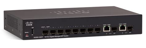 Cisco SG350-10SFP 10-port Gigabit Managed SFP Switch