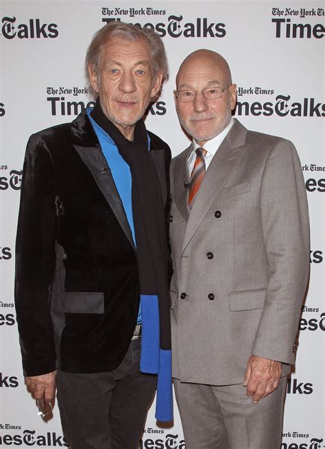 Ian Mckellen Patrick Stewart Sir Patrick Stewart And Sir Ian McKellen