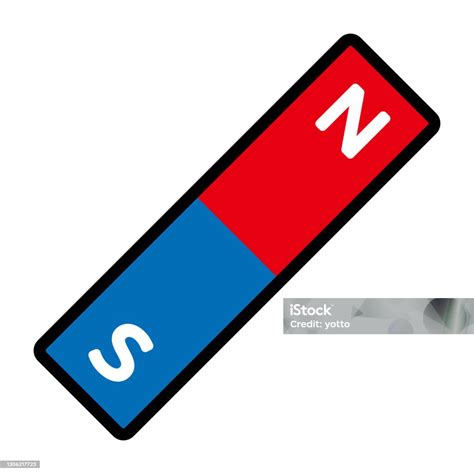 Bar Magnet Isolated Vector Illustration Stock Illustration - Download ...