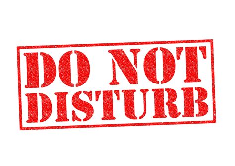 Do Not Disturb Stamp transparent PNG - StickPNG
