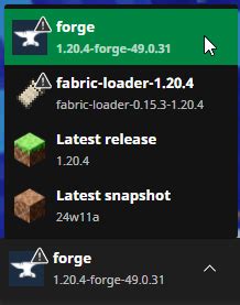 How to Open Forge with Java 的图像结果