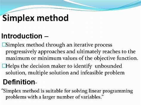 LPP Simplex Method 的图像结果