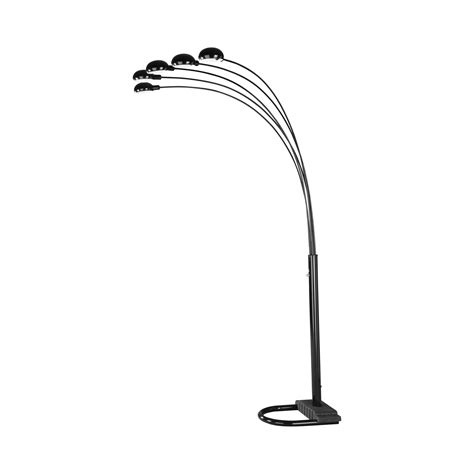 Coaster Company Modern Living Room Contemporary Black Floor Lamp ...