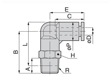 For General Piping, Tube Fitting, Elbow | PISCO | MISUMI India